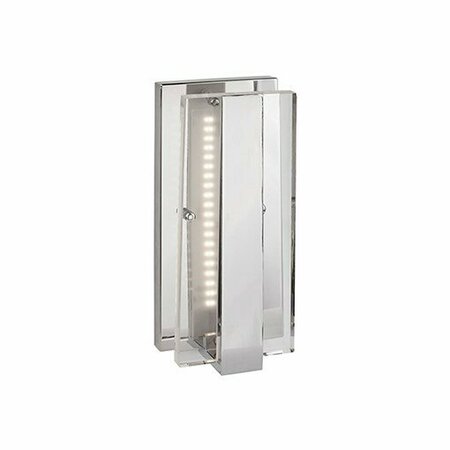 KUZCO LIGHTING LED Rectangular Wall Sconce With Clear Acrylic 601456CH-LED